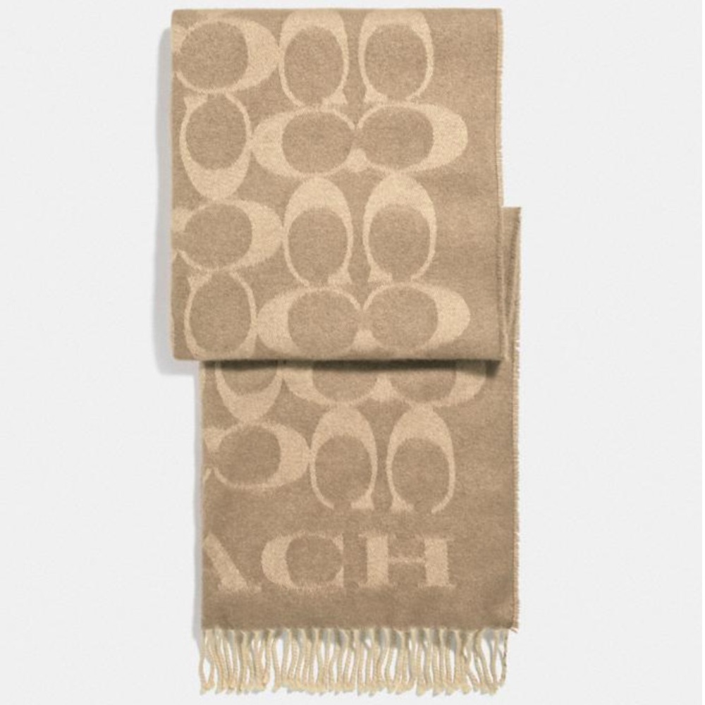 Coach signature oversized muffler